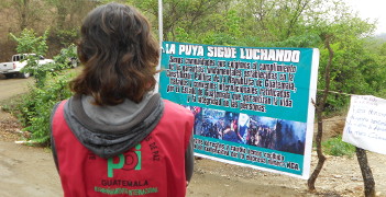 Guatemala : La Cour supérieure de justice ordonne l’arrêt définitif des travaux de la mine de La Puya