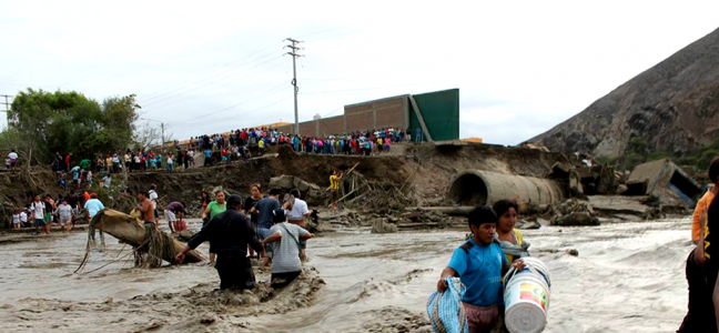 Aide d’urgence pour le Pérou inondé