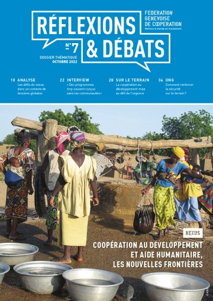 Revue «Réflexions et Débats»: parution du numéro consacré aux nouvelles frontières entre développement et humanitaire