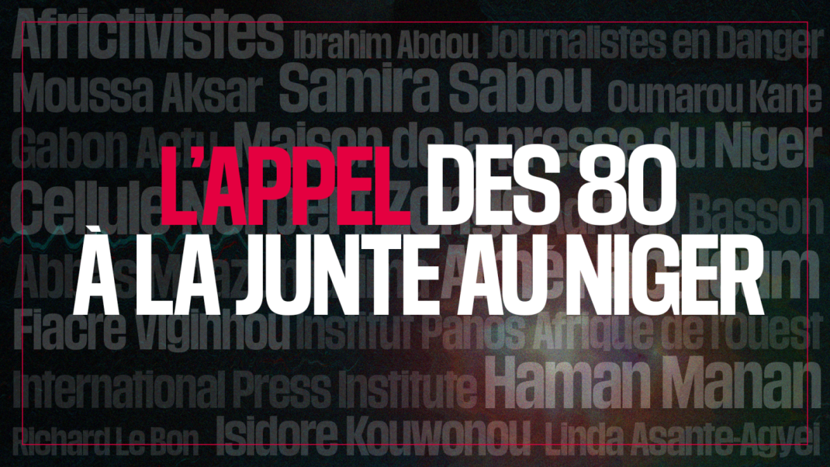 À l’initiative de RSF, 80 journalistes, patrons de médias et défenseurs de la liberté de la presse africains lancent un appel solennel à la junte au Niger