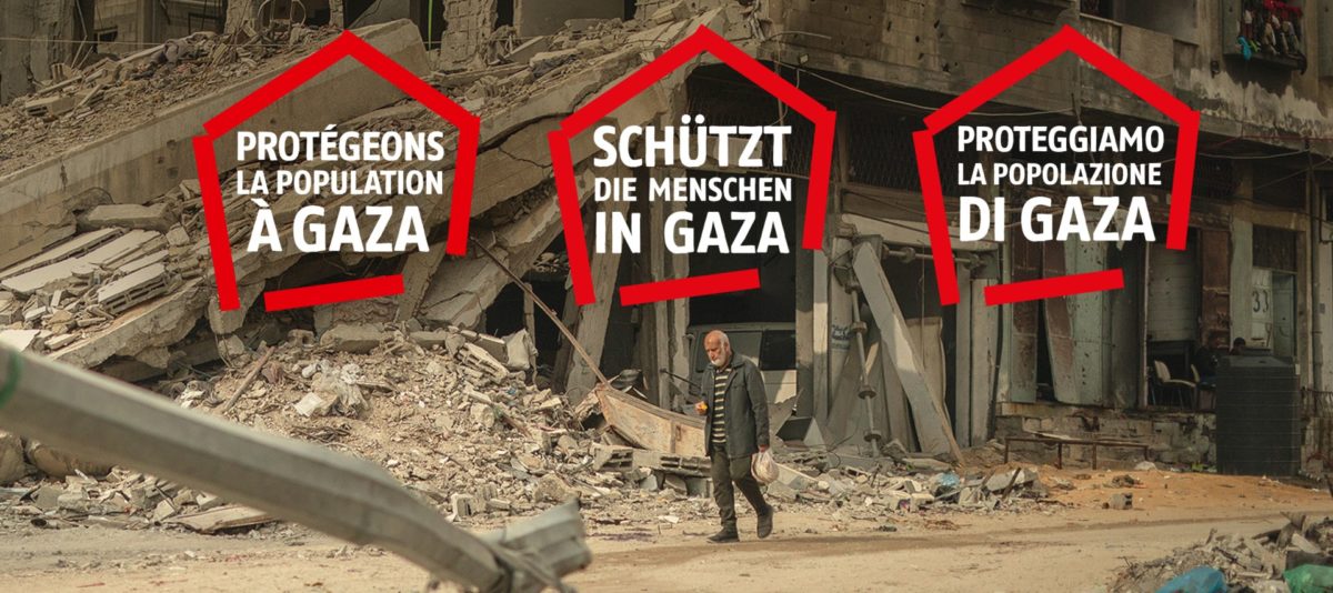 Face au génocide à Gaza, la Suisse ne peut pas se cacher derrière sa neutralité!
