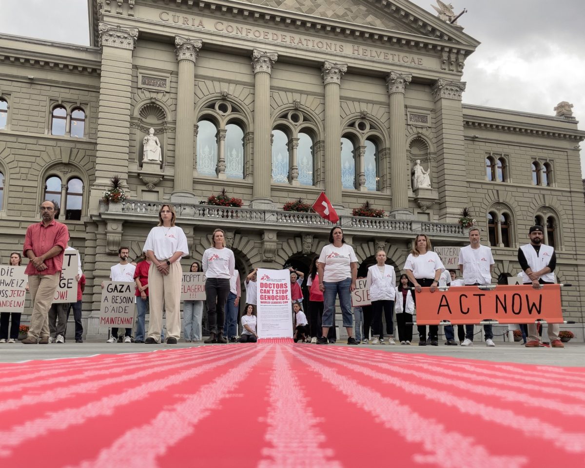 Gaza : 30 000 signatures sur la Place fédérale